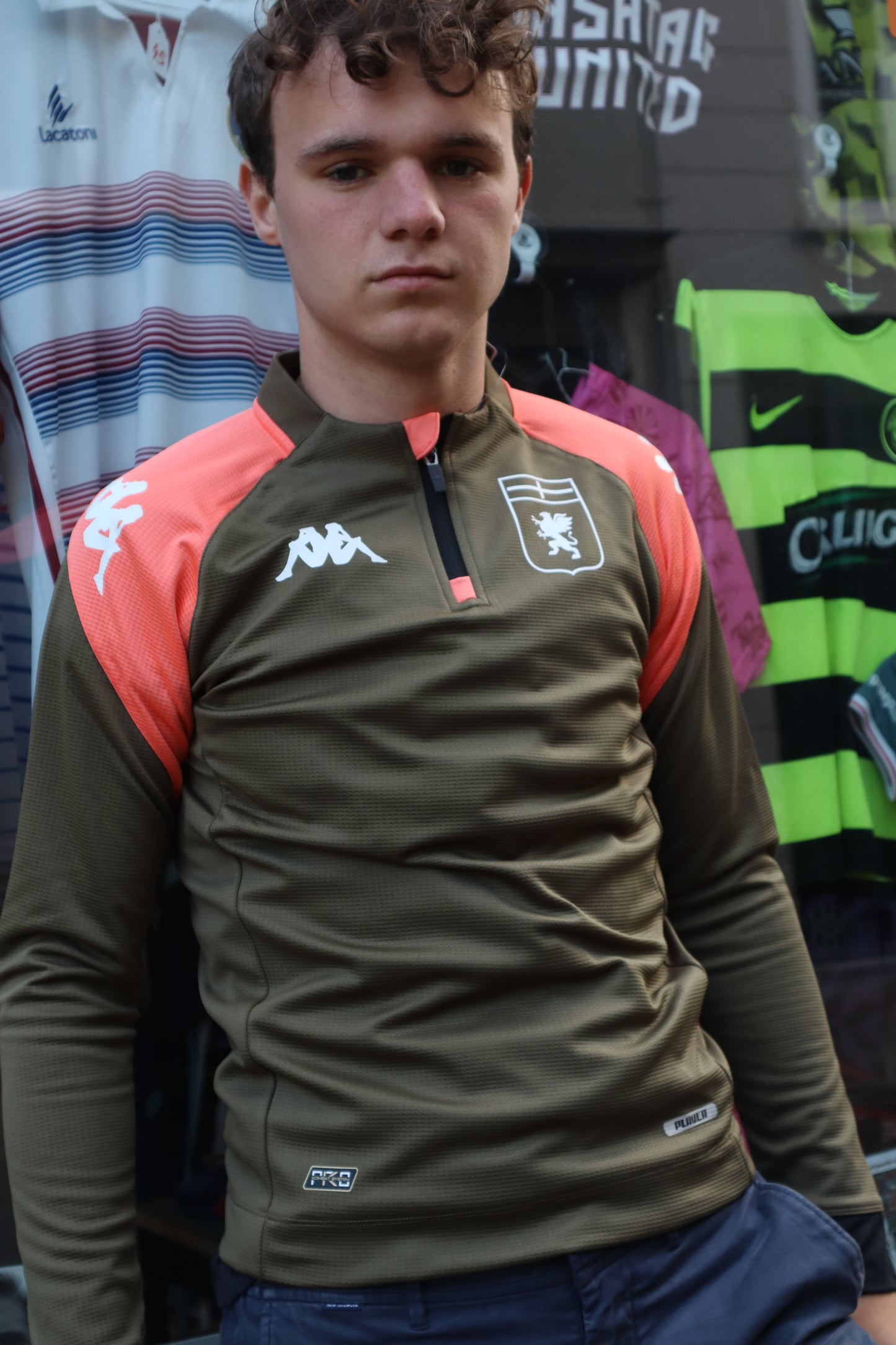 Genoa Kappa 1/4 Zip Training Top 2023-24
